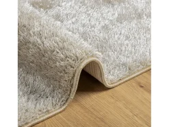 Prolenta Premium - Alfombra pelo largo aspecto brillante ISTAN beige 120x170 cm