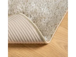 Prolenta Premium - Alfombra pelo largo aspecto brillante ISTAN beige 120x170 cm