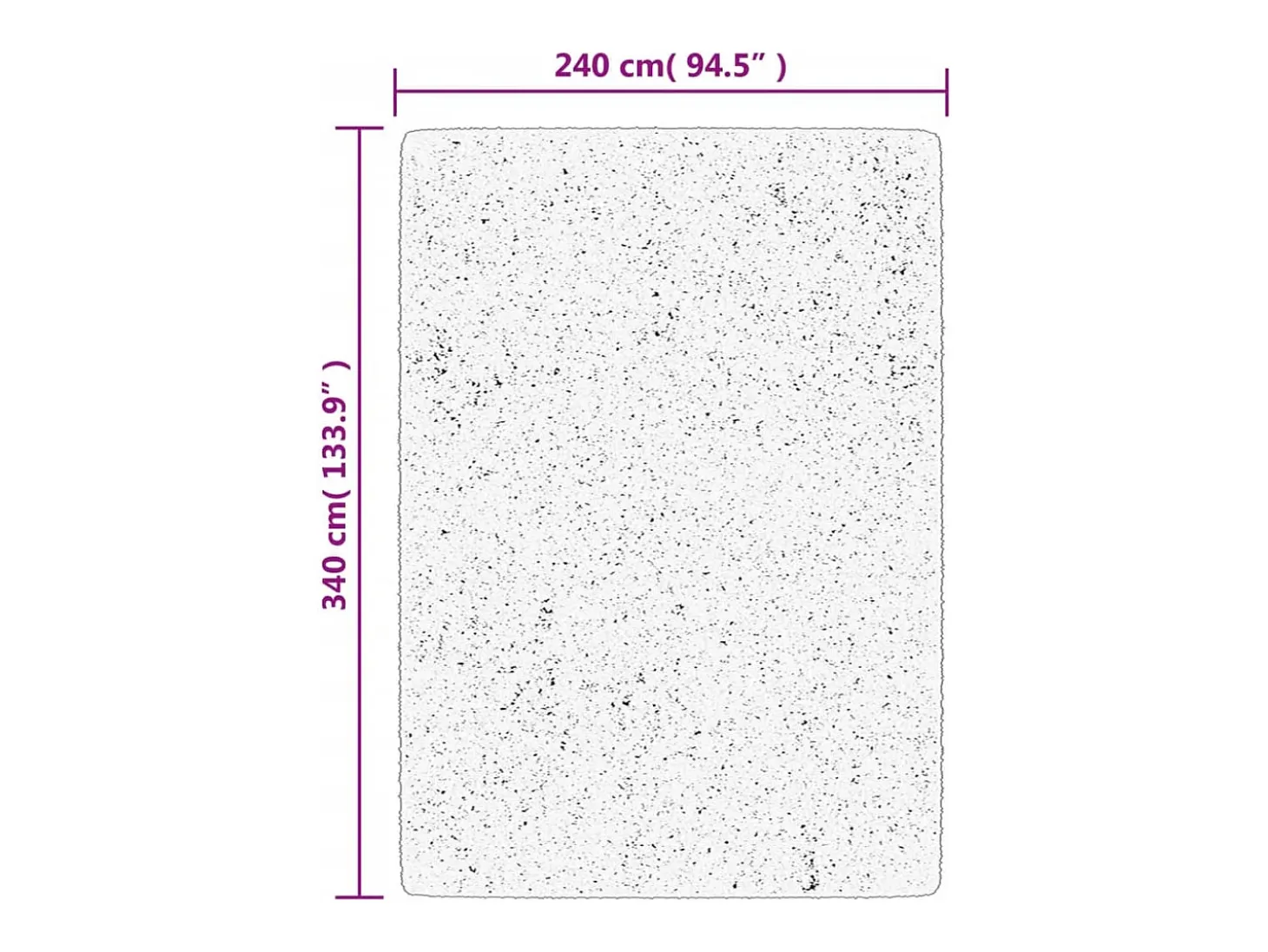 Prolenta Premium - Alfombra de pelo corto suave lavable HUARTE arena 240x340 cm