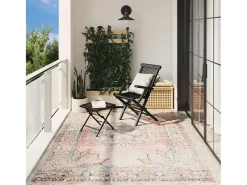 Prolenta Premium - Alfombra de interior/exterior diseño vintage ARBIZU 200x280 cm