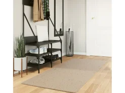 Prolenta Premium - Alfombra de pelo corto suave lavable HUARTE arena 80x200 cm