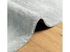 Prolenta Premium - Alfombra de pelo corto suave lavable HUARTE azul 160x160 cm