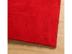 Prolenta Premium - Alfombra de pelo corto suave lavable HUARTE rojo 240x240 cm