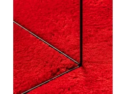 Prolenta Premium - Alfombra de pelo corto suave lavable HUARTE rojo 240x240 cm