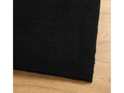 Prolenta Premium - Alfombra de pelo corto suave lavable HUARTE negro 240x340 cm