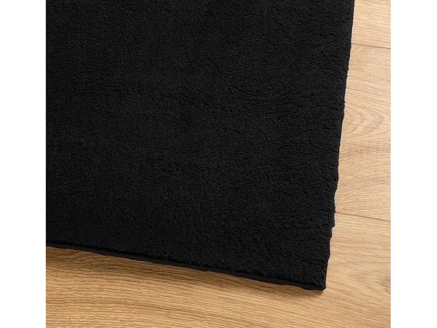 Prolenta Premium - Alfombra de pelo corto suave lavable HUARTE negro 240x340 cm