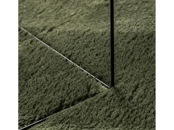 Prolenta Premium - Alfombra pelo corto suave lavable HUARTE verde bosque 80x200 cm