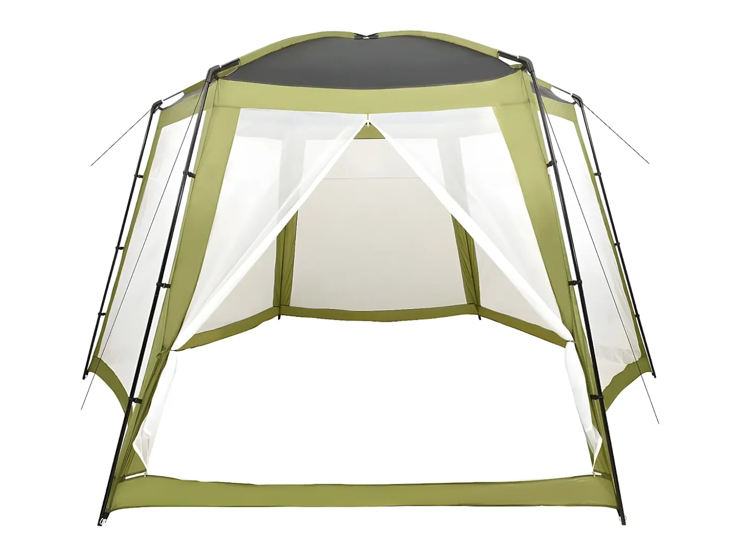 Prolenta Premium - Carpa para piscina de tela verde 500x433x250 cm