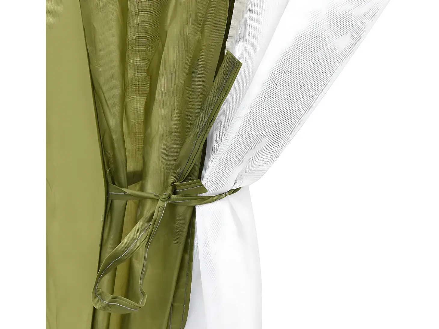 Prolenta Premium - Carpa para piscina de tela verde 500x433x250 cm