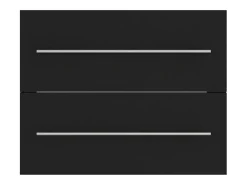 Prolenta Premium - Mueble de lavabo madera de ingeniería negro 60x38,5x48 cm