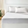 Prot. colchón blanco 100% algodón antiencog. 150x196 cm