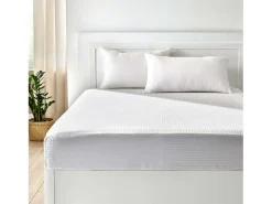 Prot. colchón blanco 100% algodón antiencog. 150x196 cm