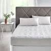 Protector colchón acolchado antialérgico Triple Barrera 90x196 cm blanco