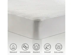 Protector Colchón Hotel 135x196cm| PIKOLIN HOME| Extra suave| 32cm