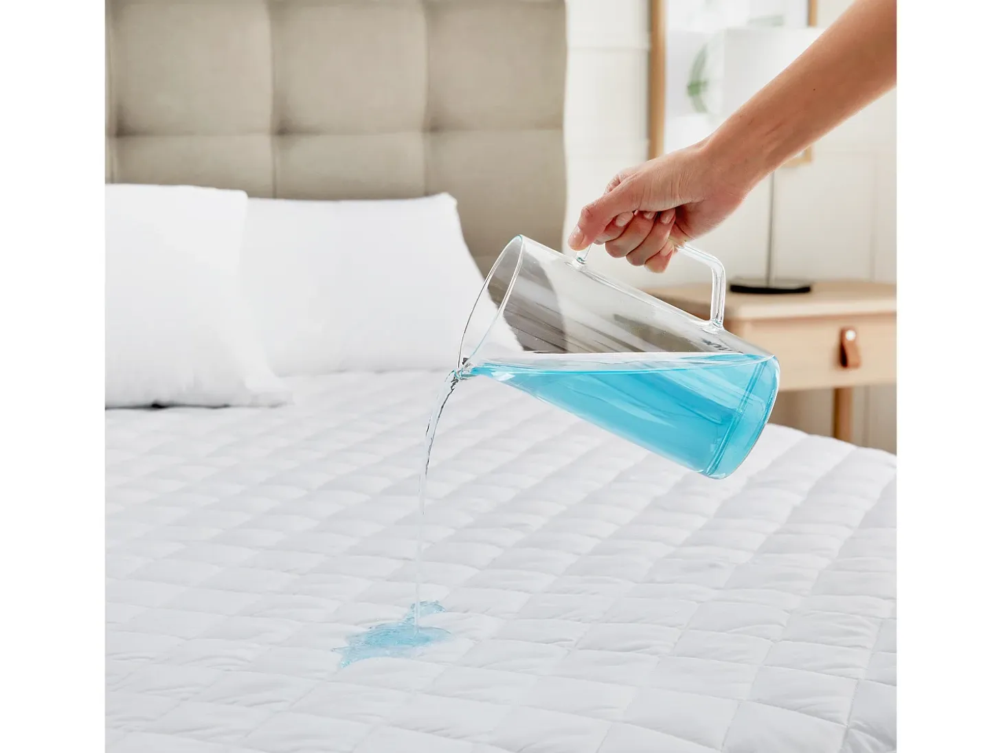 Protector colchón 120x196cm| PIKOLIN HOME| Impermeable| Hasta 32cm