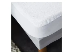 Protector de colchón de rizo SWEETNIGHT SIMON 90x190/200 cm impermeable y transpirable
