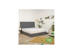 Protector de colchón impermeable antiácaros Greenfirst - 80 x 190/200 cm - Blanco Molleton 100% algodón