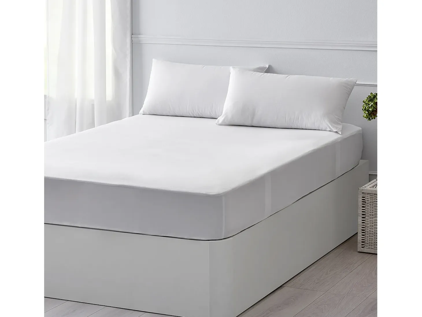 Protector de colchón 135x196cm| PKH Essential| Impermeable| Hasta 32cm