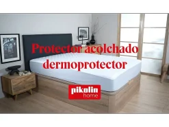 Protector de colchón 135x196cm| PIKOLIN HOME| Aloe Vera| Hasta 32cm