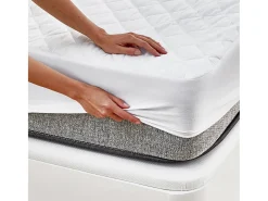 Protector de colchón 135x196cm| PIKOLIN HOME| Aloe Vera| Hasta 32cm