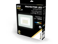 Proyector LED 20W Ultraslim de Exterior IP65 Orientable Blanco 4000K 30000H 7hSevenOn