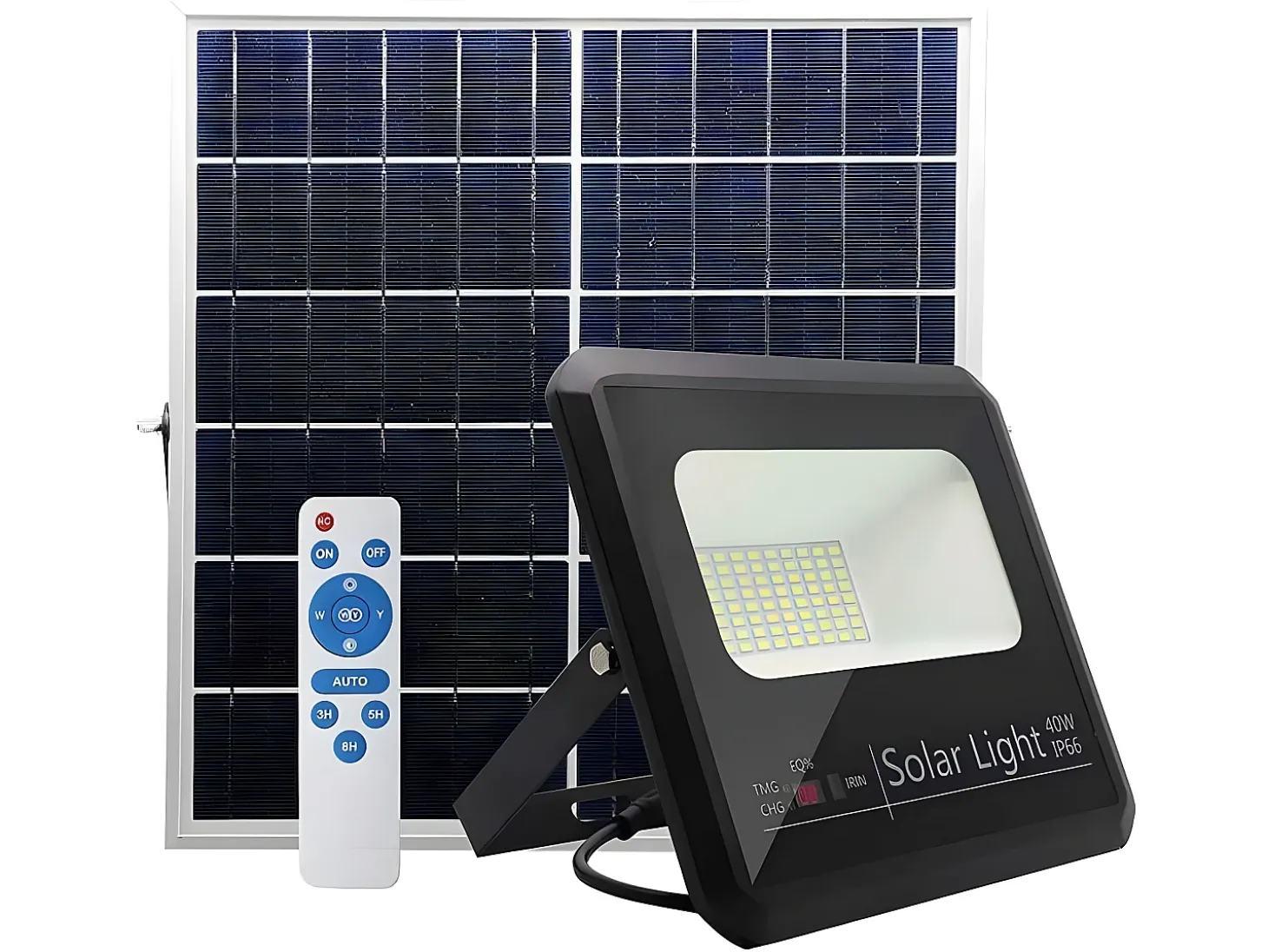 Proyector Solar Modelo Malaquita De Acabado Negro