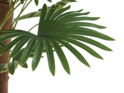 Árbol artificial tipo palmera con tronco natural RHAPIS