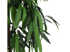 Árbol de mango artificial 600 hojas 150 cm verde