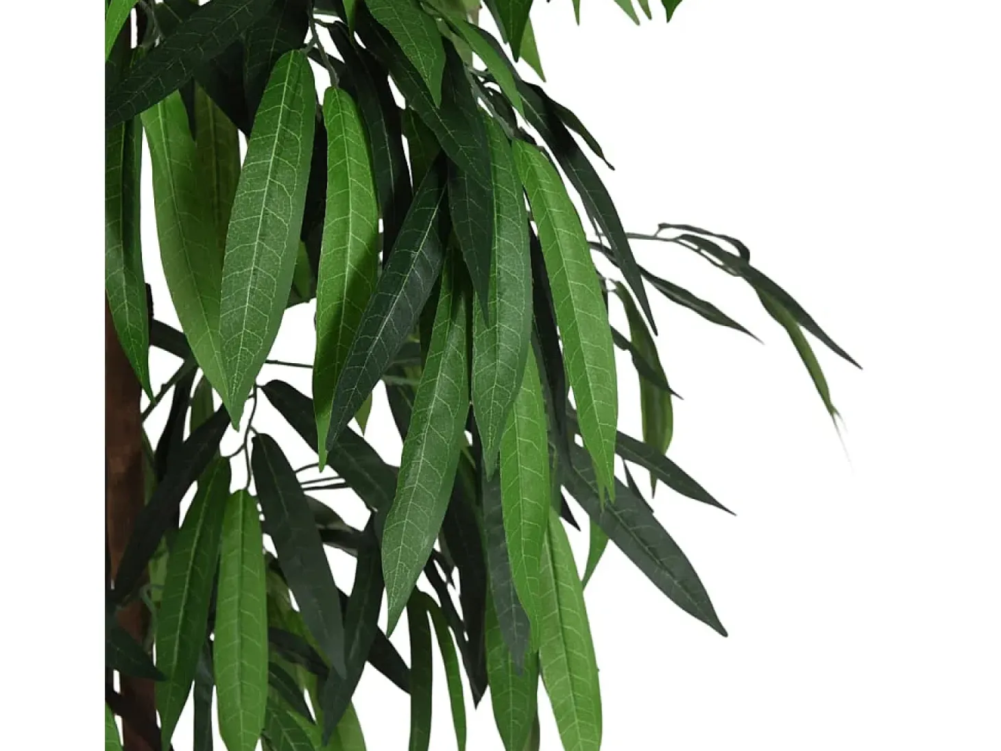 Árbol de mango artificial 900 hojas 180 cm verde