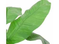 Árbol de plátano artificial 9 hojas verde 120 cm ES599045