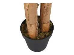 Árbol de plátano artificial 18 hojas verde 150 cm ES944650