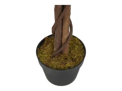 Árbol ficus artificial 630 hojas verde 120 cm ES906509