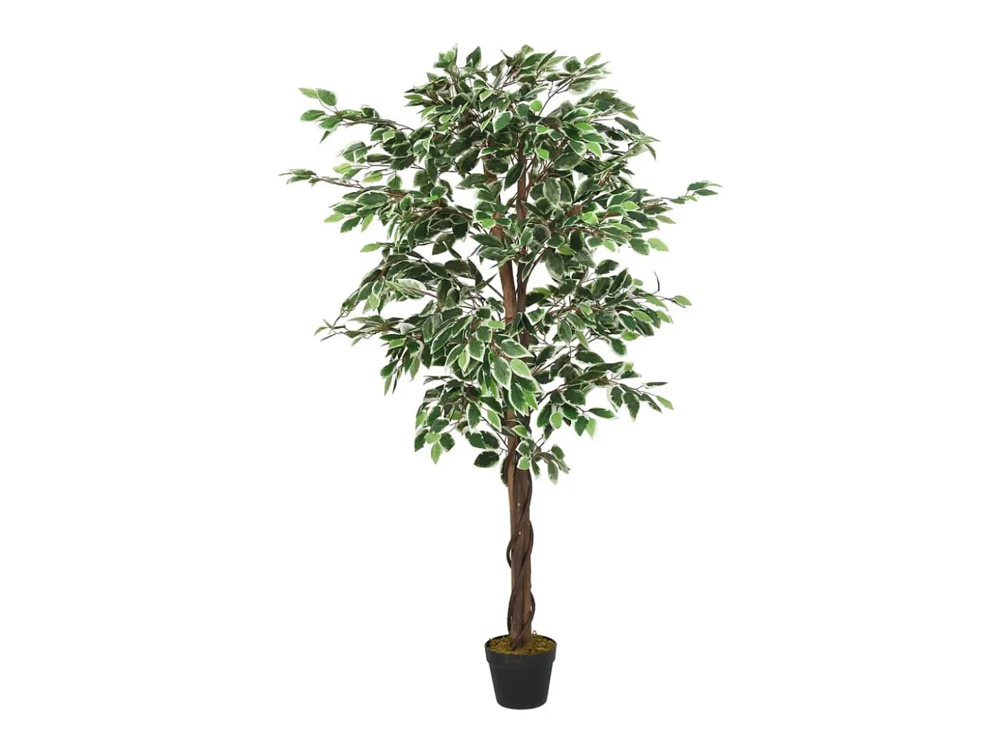 Árbol ficus artificial 630 hojas verde 120 cm ES906509