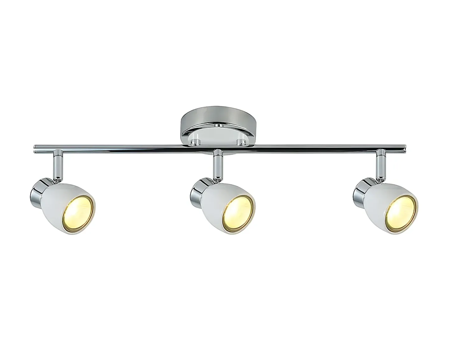 Regleta 3 Luces Para Baño Modelo Chacho Blanco-cromo