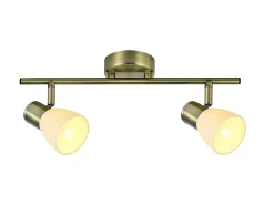 Regleta Cholo De Dos Focos Orientables Cuero