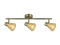 Regleta Cooper 3xe14 Cuero 16x48,5x8,5 Cm