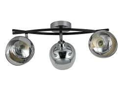 Regleta Plafon De 3 Focos Denali Cromo