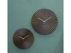 Reloj de diseño metálico Sensu Negro