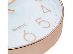 Reloj de pared 30 cm rosa dorado ES797365