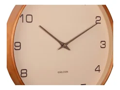 Reloj de pared Acento - Marrón arena - Ø40cm