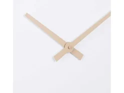 Reloj de pared Ancho Grande - Madera oscura - Ø50cm