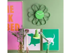 Reloj de pared Arkis - Verde brillante - Ø40cm
