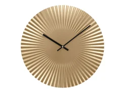 Reloj de pared Art Déco - Diámetro 50 cm - Metal - Dorado - FELINAR