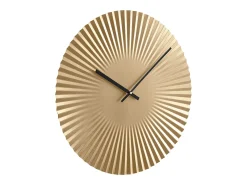 Reloj de pared Art Déco - Diámetro 50 cm - Metal - Dorado - FELINAR