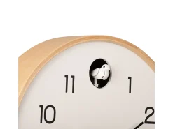 Reloj de pared Cuco Natural - Blanco - Ø31,5cm