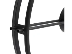Reloj de pared de hierro negro 52 cm ES511616