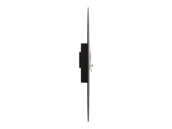Reloj de pared de madera de ingeniería amarillo y negro Ø30 cm ES521293