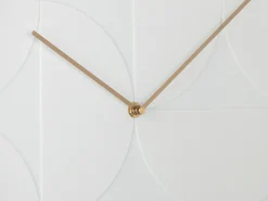 Reloj de pared Echelon Circular - Blanco - Ø40cm