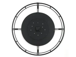 Reloj de pared industrial engranaje - metal - D. 70 cm - Negro y dorado - SEDONA