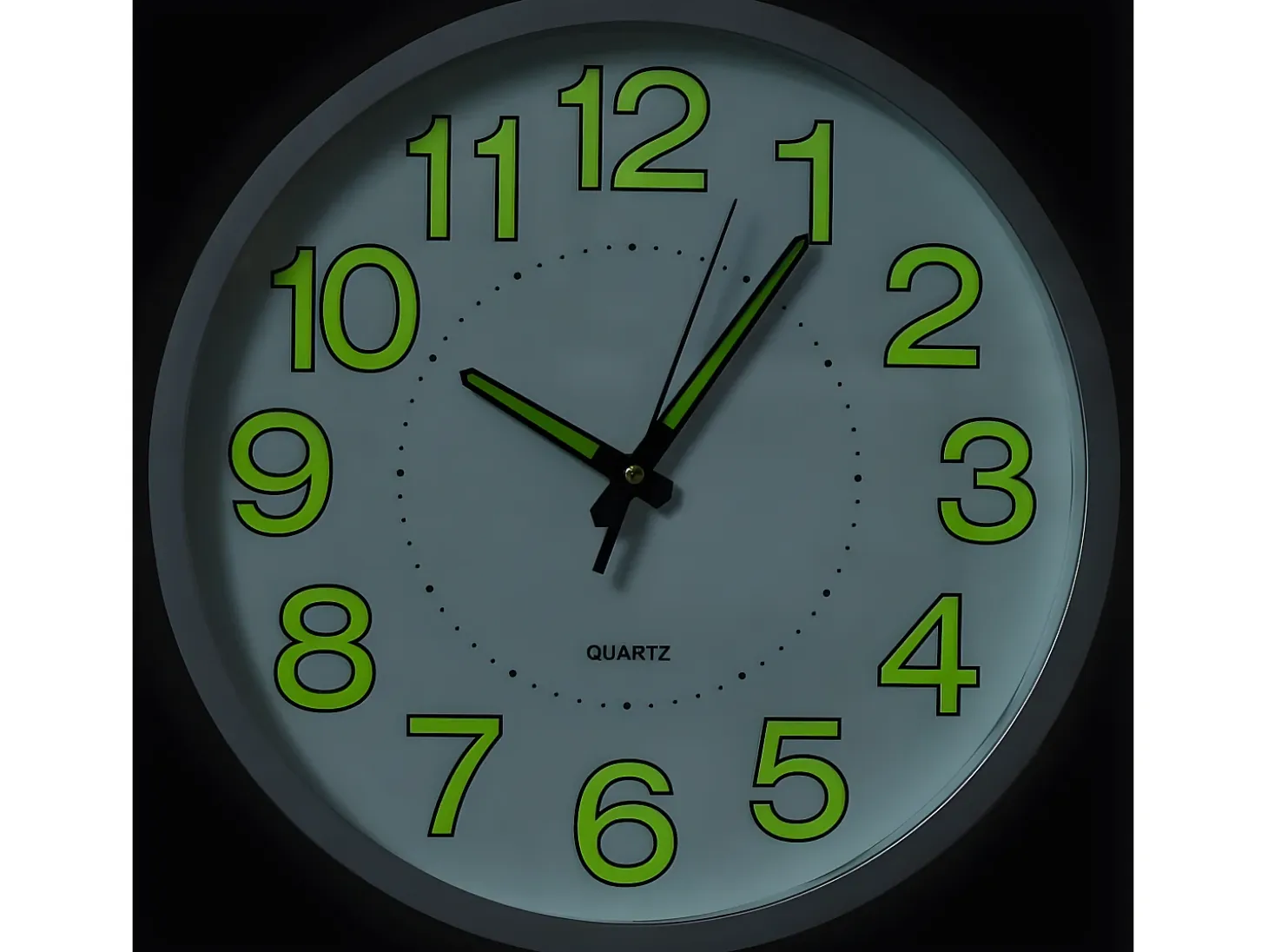 Reloj de pared luminoso blanco 30 cm ES366110